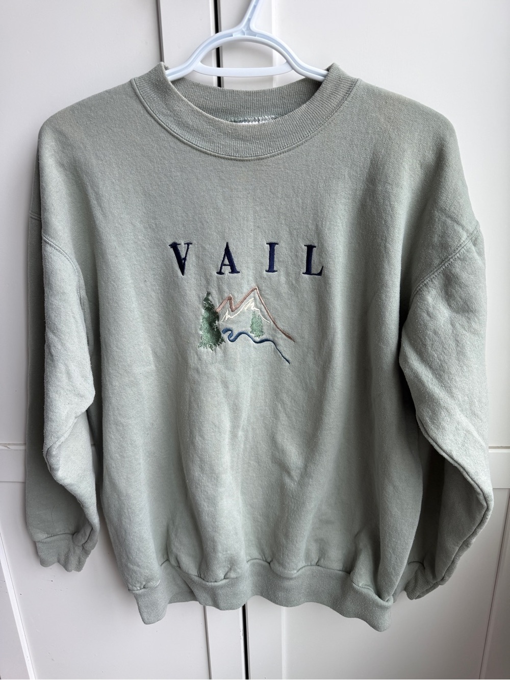 Vintage 90s Hanes Vail Colorado Sweatshirt Size M USA Made